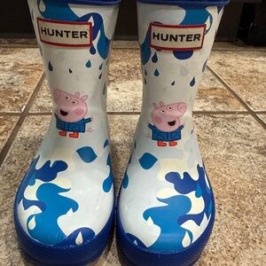 Size 6 Hunter Rain Boots - Peppa Pig